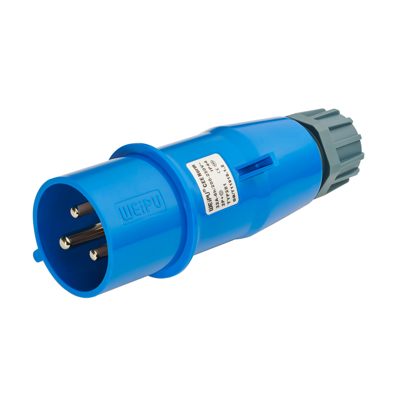 32A (2P+E) 夾（jiá）爪電纜緊固插頭TYP281-IP44